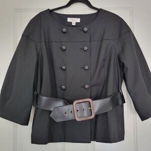 Isaak Mizrahi Black jacket size 18‎